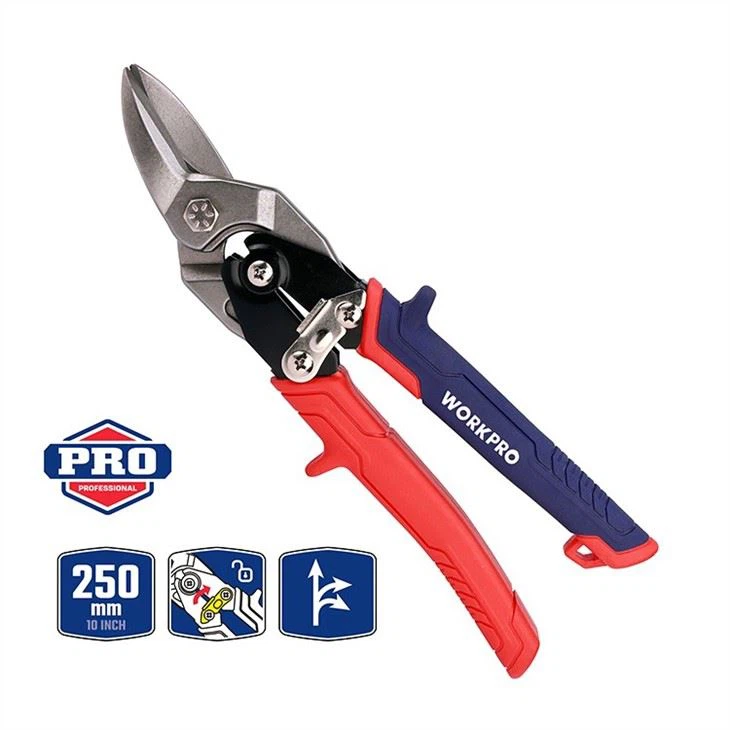 오른쪽 컷 항공 주석 자르기 가위