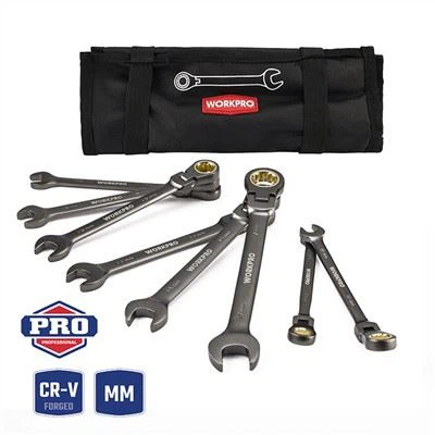 유연한 헤드 래칫 렌치 세트