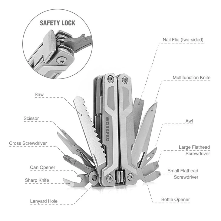 16-IN-1 MULTI-PURPOSE PLIERS