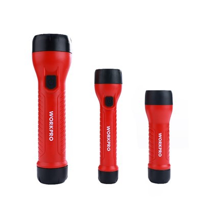 플라스틱 밝은 LED 손전등