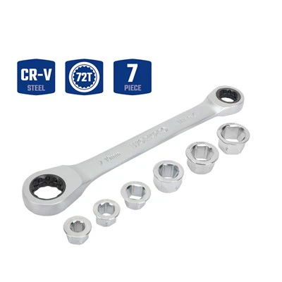 WORKPRO 더블 링 래칫 렌치 세트