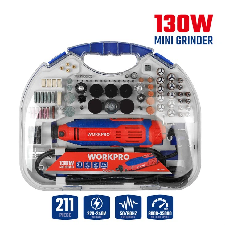 WORKPRO 211PCS 미니 그라인더 세트